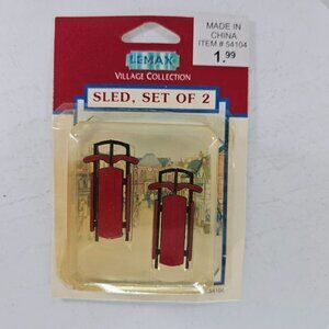 Lemax Village Collection Sled Set Of 2
